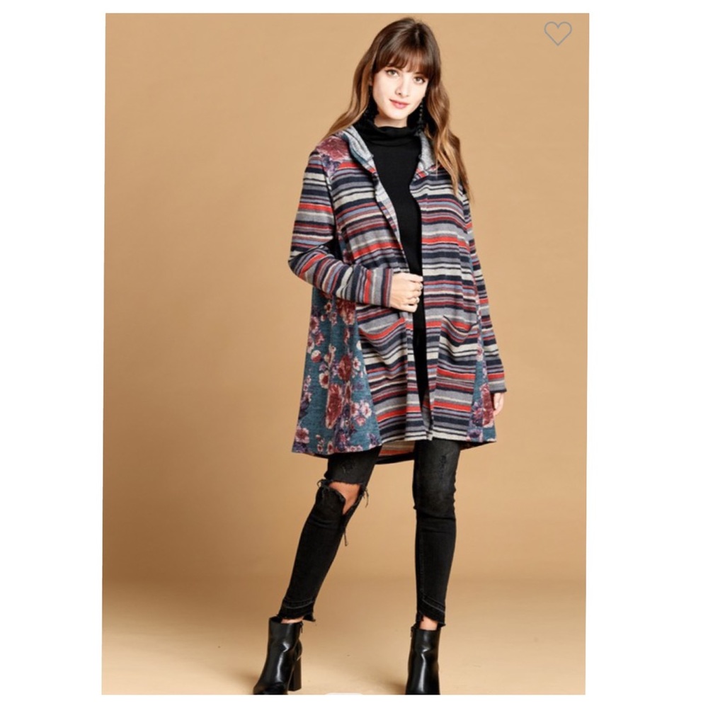 ❤️brushed hacci hooded cardigan - Picture 3 of 8